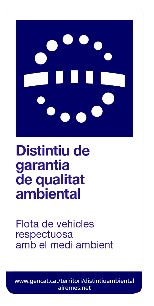 Empresa amb distintiu de Qualitat Ambiental de la Generalitat de Catalunya